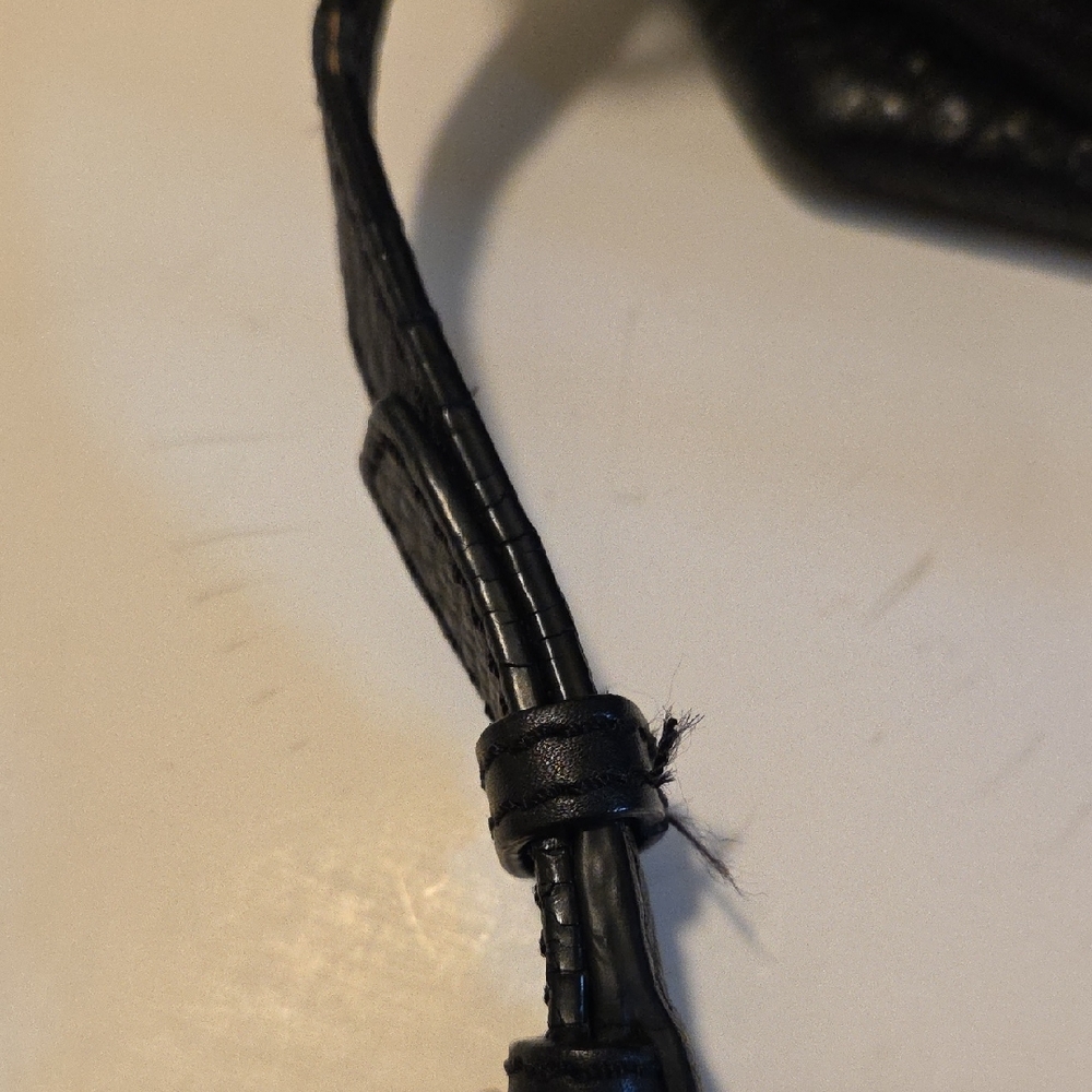 Cole Haan NWOT Black Pebble Leather Satchel - Picture 4 of 8